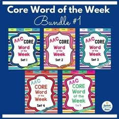core word of the week bundle #1