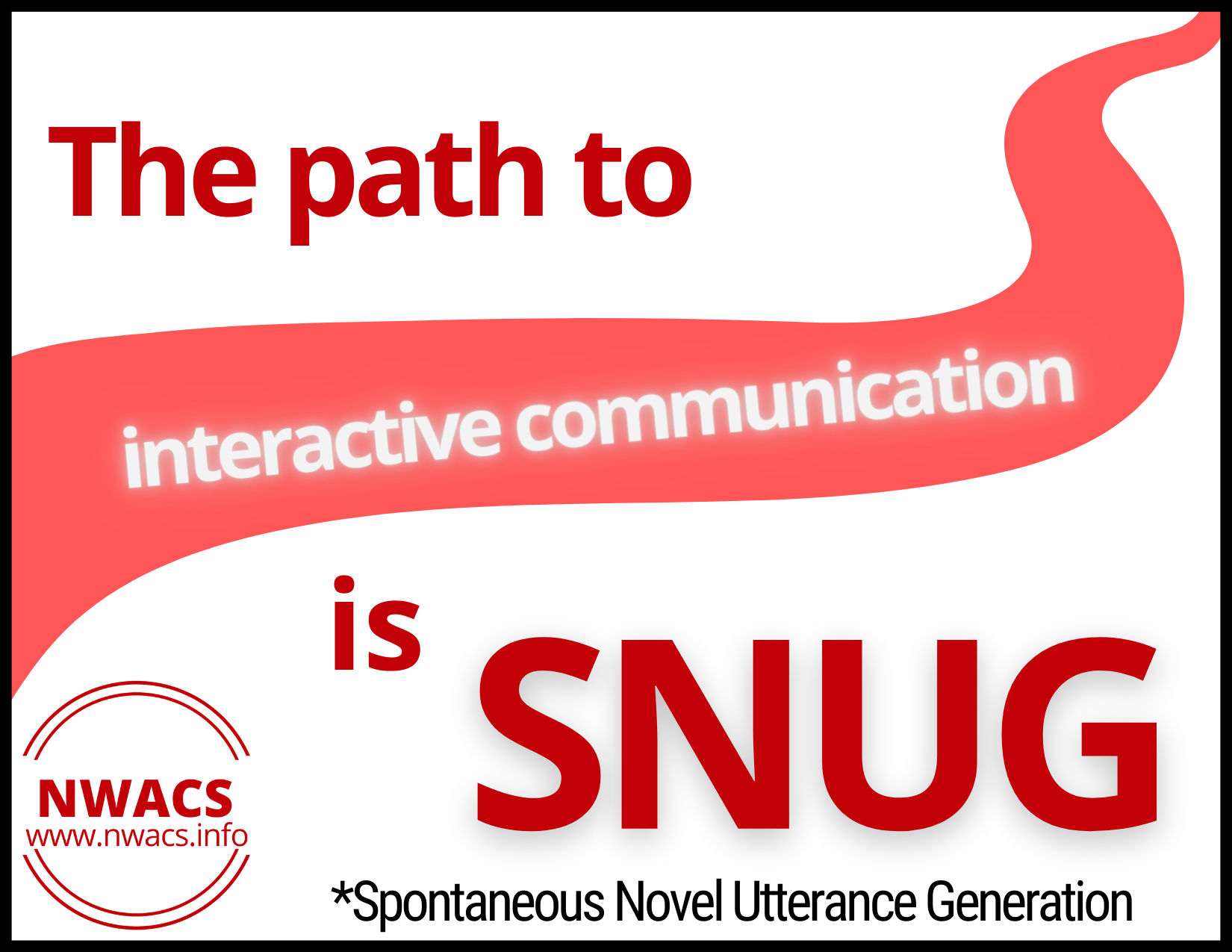The path to interactive communication is SNUG (Spontaneous Novel Utterance Generation)