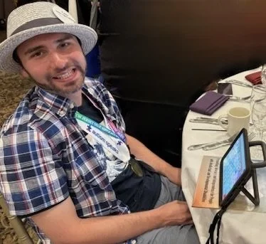 william at table